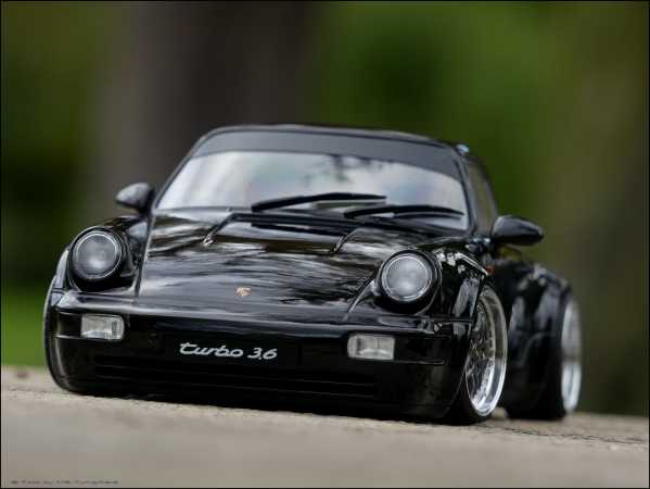 1:18 PORSCHE 911 964 Turbo Coupe 3.6 1993 Car "BadBoys1"